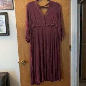 Beautiful plum cover up